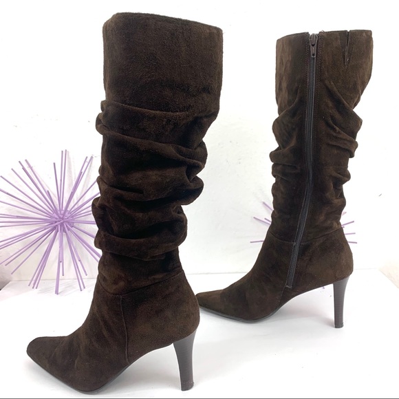 White Mountain / Slouch Leather Pointed Toe Heel - Picture 6 of 8